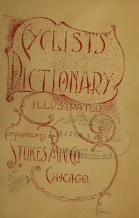 Cyclists Dictionary cover