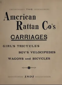 Illustrated Catalogue of Childrens Carriages cover