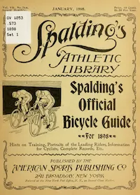 Spaldings Official Bicycle Guide cover