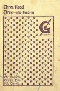 Three Good Tires Catalogue cover