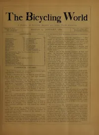 The Bicycling World cover