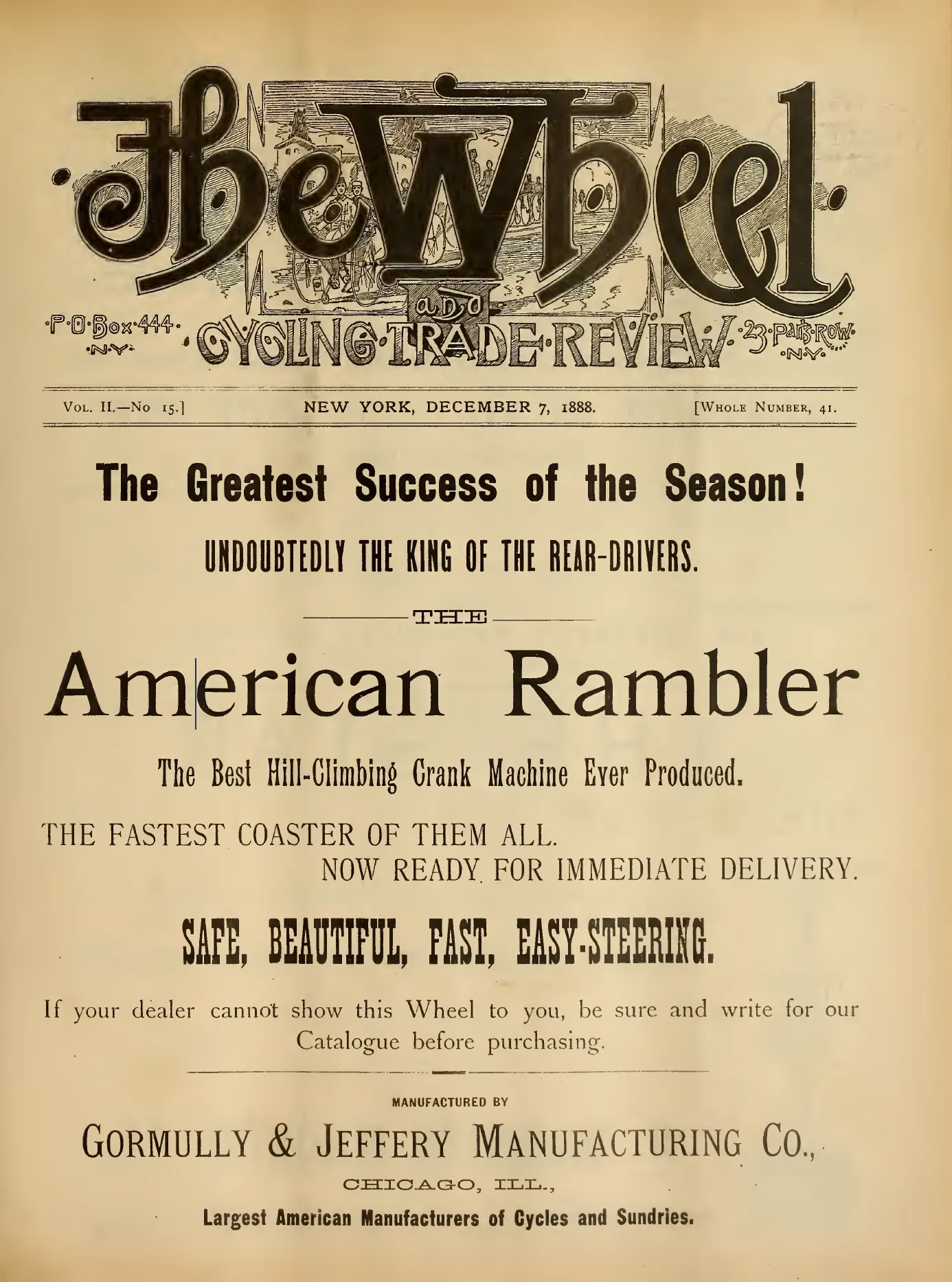 The Wheel Cycling Trade Review cover